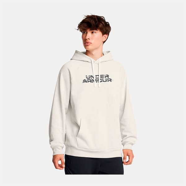 Under Armour Rival Fleece Textured Coldgear Hættetrøje  M / Regular Mand