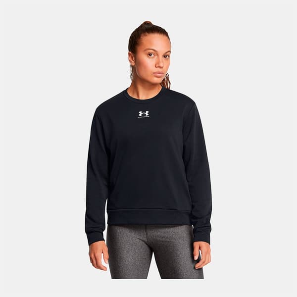 Under Armour Rival Terry Crew T-shirt Med Lång ärm S Kvinna