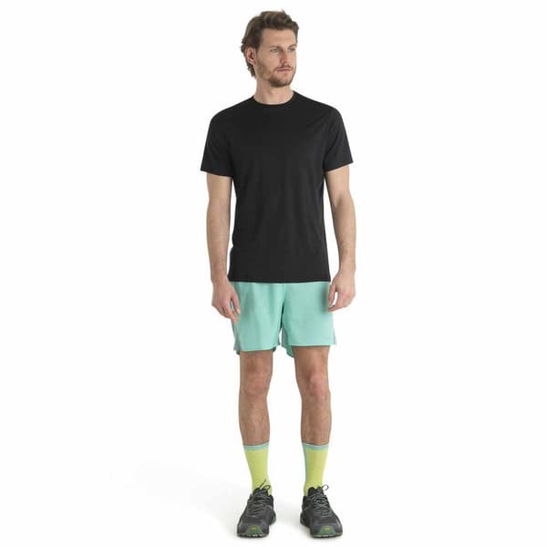 Icebreaker Merino 125 Cool-lite Sphere Iii Lyhythihainen T-paita Musta 2XL Mies