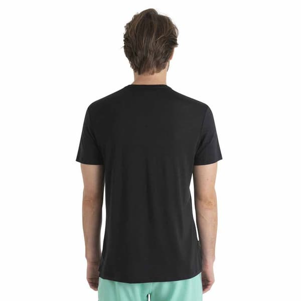 Icebreaker Merino 125 Cool-lite Sphere Iii Lyhythihainen T-paita Musta 2XL Mies