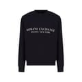 Miniatyrbillede 1 af 6: Armani Exchange French Terry Sweatshirt Blå L Mand