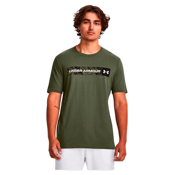 Under Armour 1376830 T-shirt Med Korta ärmar Grönt M Man