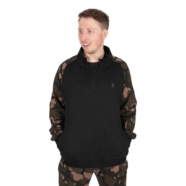 Fox International Lw Qtr Halv Lynlås Sweatshirt  L Mand