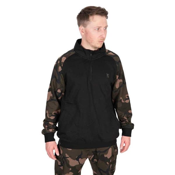 Fox International Lw Qtr Halv Lynlås Sweatshirt  L Mand