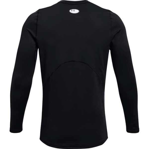 Under Armour Coldgear Armour Fitted Crew T-shirt Med Lange ærmer Sort S / Regular Mand