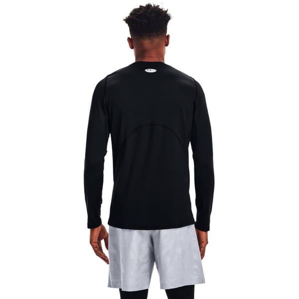 Under Armour Coldgear Armour Fitted Crew T-shirt Med Lange ærmer Sort S / Regular Mand