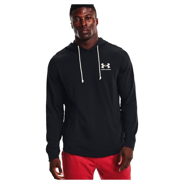 Under Armour Rival Terry Tröja Med Huva Svart 2XL Man