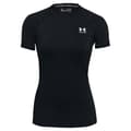 Miniatyrbillede 3 af 5: Under Armour Hg Authentics Comp T-shirt Med Korte ærmer Sort L Kvinde