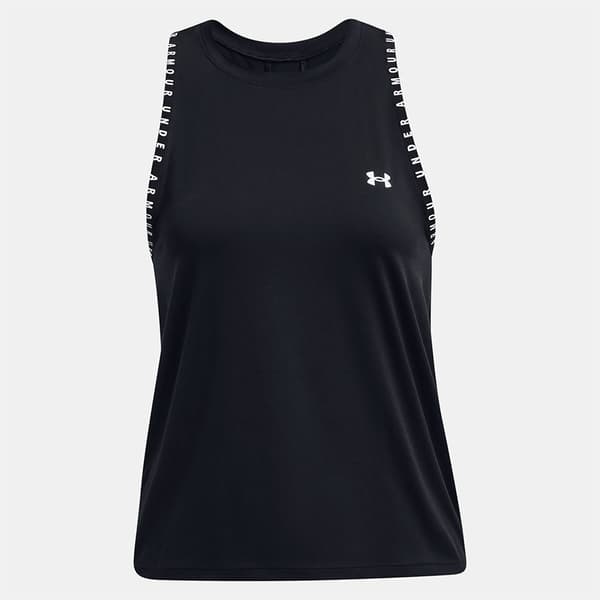 Under Armour Knockout Novelty ærmeløs T-shirt Sort L Kvinde