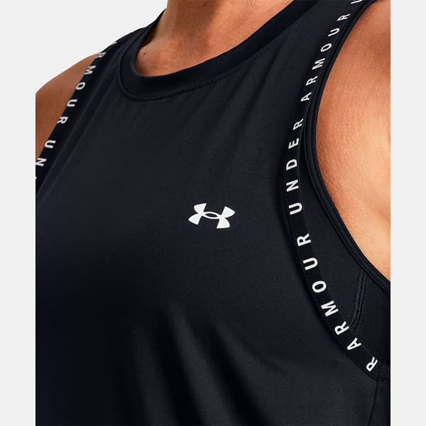 Under Armour Knockout Novelty ærmeløs T-shirt Sort L Kvinde
