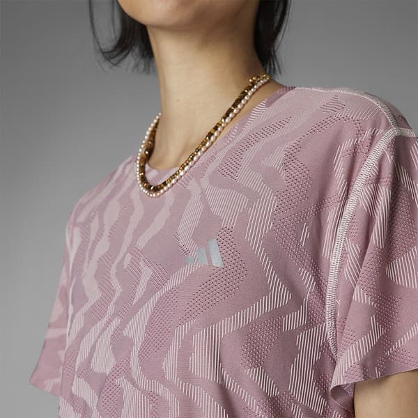 Adidas Ultimate Heat.rdy Engineered T-shirt Med Korte ærmer  M Kvinde