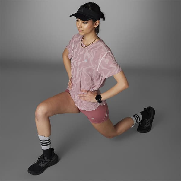 Adidas Ultimate Heat.rdy Engineered T-shirt Med Korte ærmer  M Kvinde