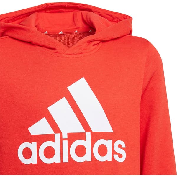 Adidas Essentials Tröja Med Huva Röd 4-5 Years