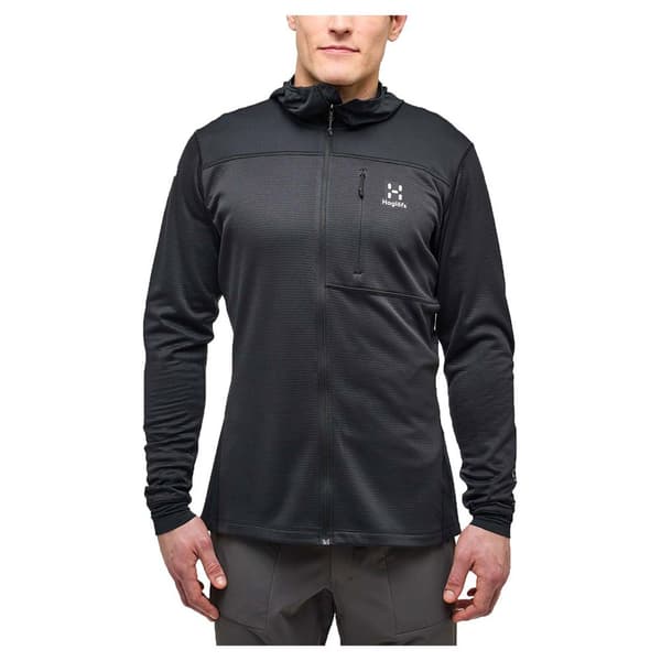 Haglofs L.i.m Mid Multi Sweatshirt Med Dragkedja Svart M Man