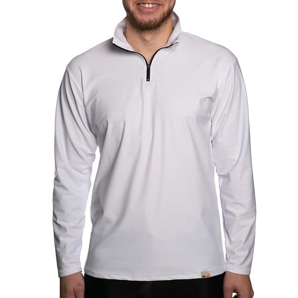 Iq-uv Uv Aqua Halv Lynlås Sweatshirt Hvid XL Mand