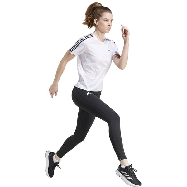 Adidas Own The Run 3 Stripes T-shirt Med Korta ärmar S Kvinna