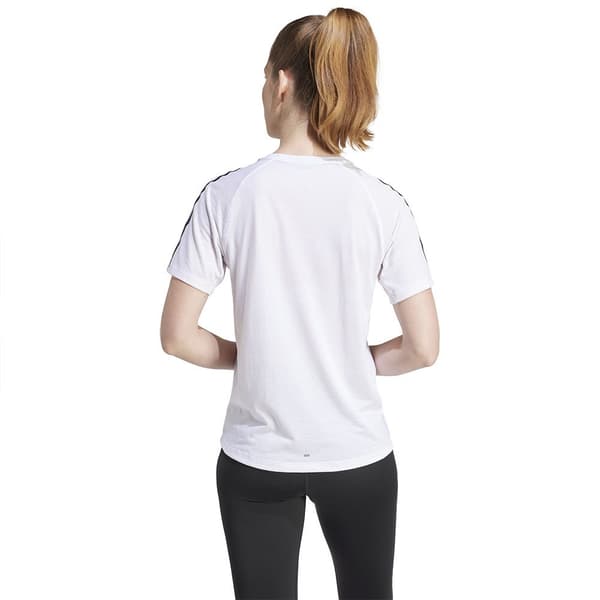 Adidas Own The Run 3 Stripes T-shirt Med Korta ärmar XL Kvinna