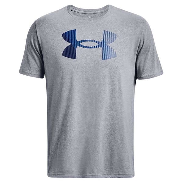 Under Armour Big Logo Fill Lyhythihainen T-paita Harmaa L Mies