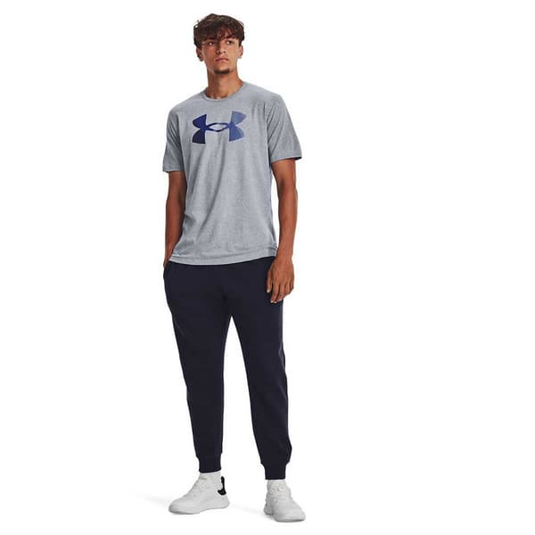Under Armour Big Logo Fill Lyhythihainen T-paita Harmaa L Mies