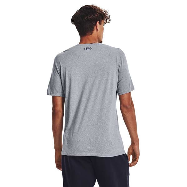 Under Armour Big Logo Fill Lyhythihainen T-paita Harmaa L Mies