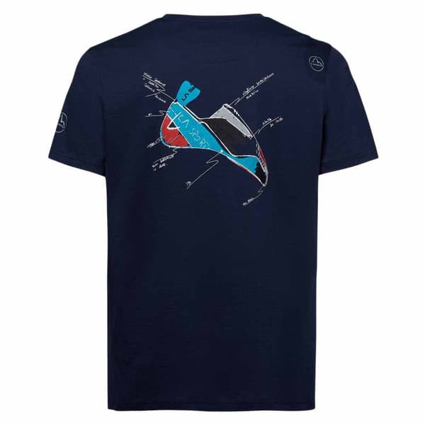 La Sportiva Mantra Lyhythihainen T-paita Sininen L Mies