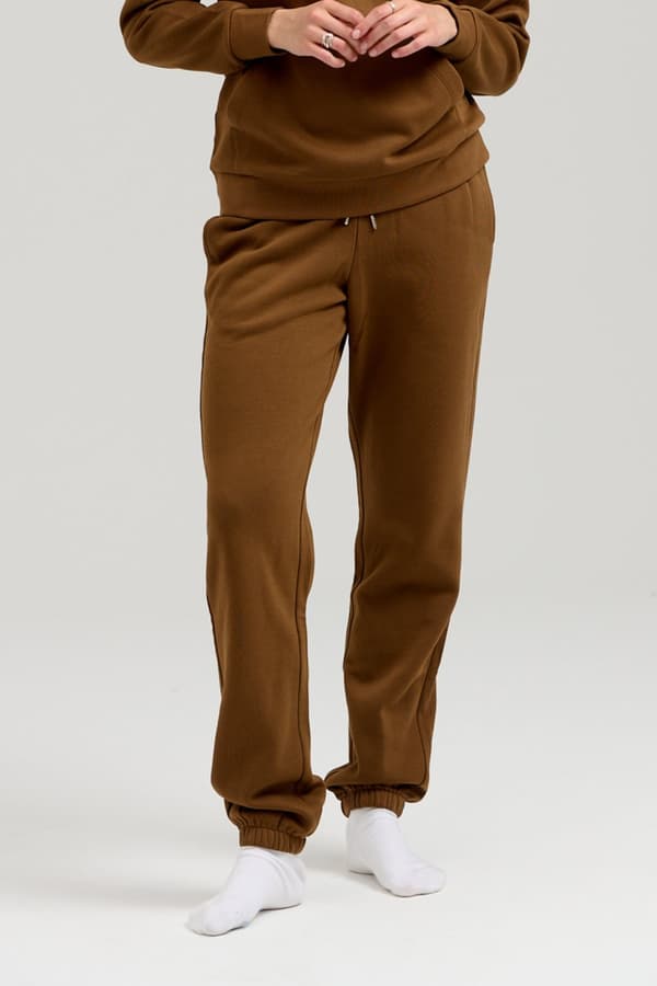 Basic joggingbukser - Brun