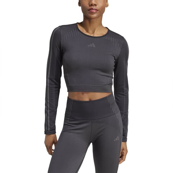 Adidas Knit Pitkähihainen T-paita  M Nainen