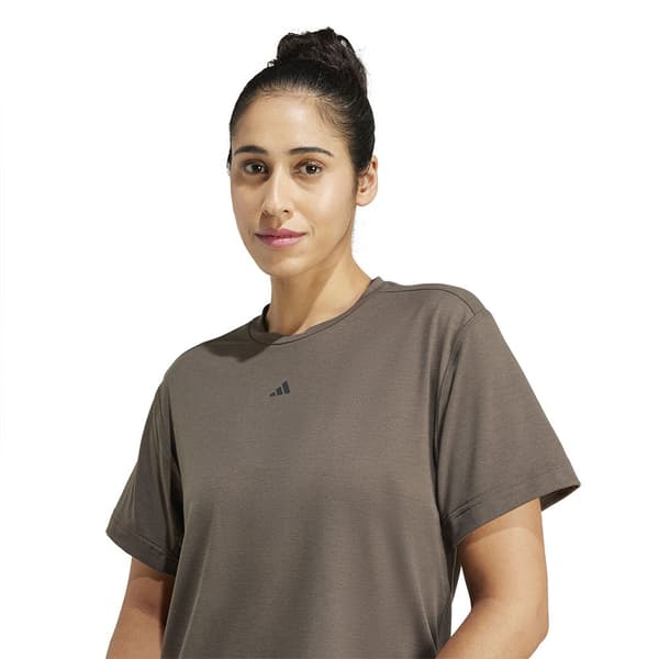 Adidas Power 3 Stripes T-shirt Med Korte ærmer  L Kvinde