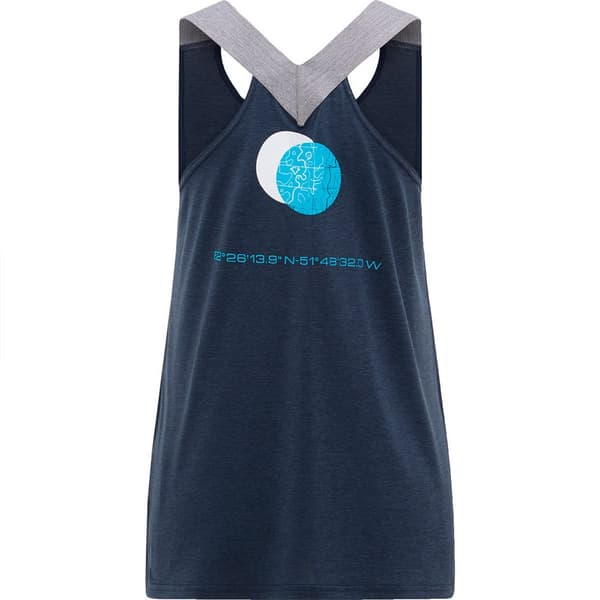 Haglofs Ridge ärmlös T-shirt Blå M Kvinna