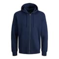 Miniatyrbillede 1 af 4: Jack & Jones Star Basic Sweatshirt Med Lynlås Blå XS Mand