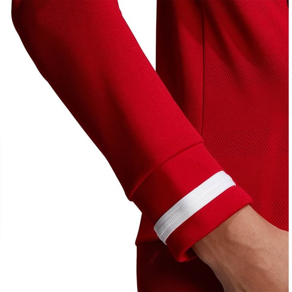 Adidas Team 19 Track Sweatshirt Med Dragkedja Röd 2XS / Regular Kvinna