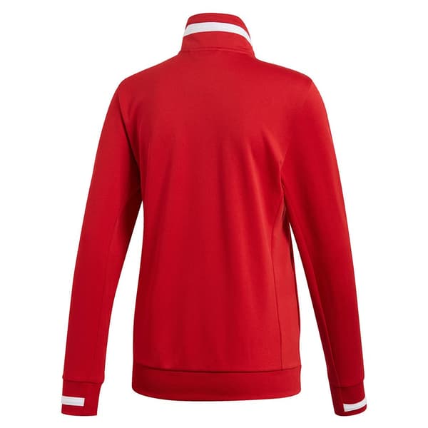 Adidas Team 19 Track Sweatshirt Med Dragkedja Röd 2XS / Regular Kvinna