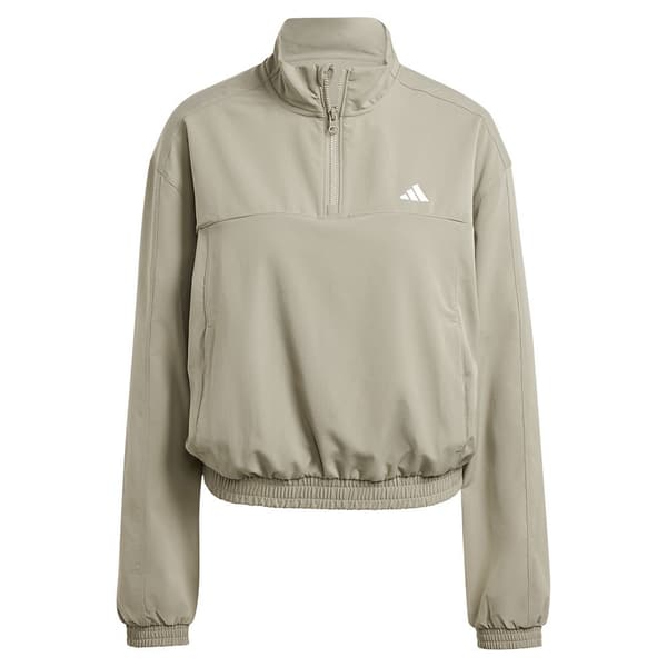 Adidas Aeroready Train Essentials Woven Träningsjacka Med Halv Dragkedja S Kvinna