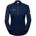 Miniatyrbild 3 av 4: Mammut Aenergy Fl Zip T-shirt Med Lång ärm Blå S Kvinna