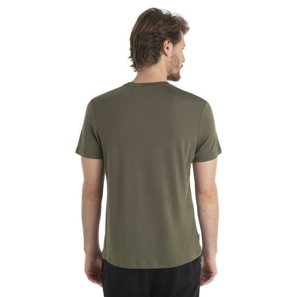 Icebreaker Merino Core T-shirt Med Korta ärmar Grönt S Man