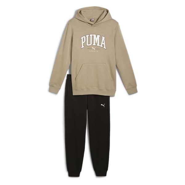 Puma Squad Hooded Träningsdräkt Beige M Man