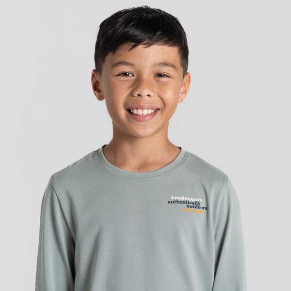 Craghoppers Nosilife Cruz T-shirt Med Lång ärm Grönt 9-10 Years