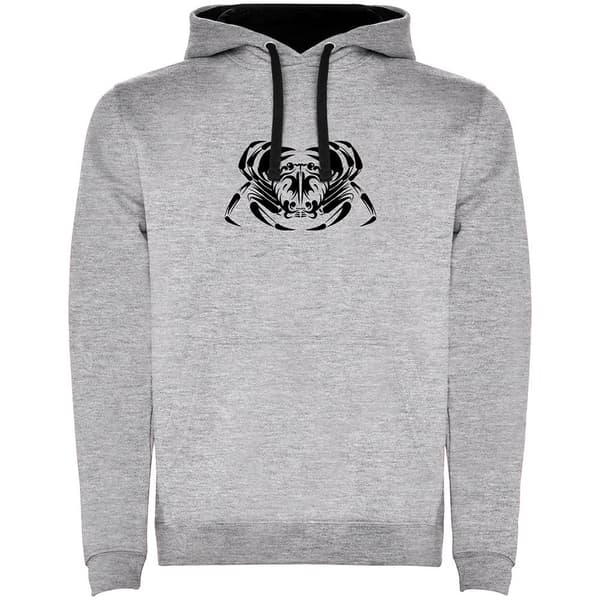 Kruskis Crab Tribal Two-colour Tröja Med Huva Grå 2XL Man