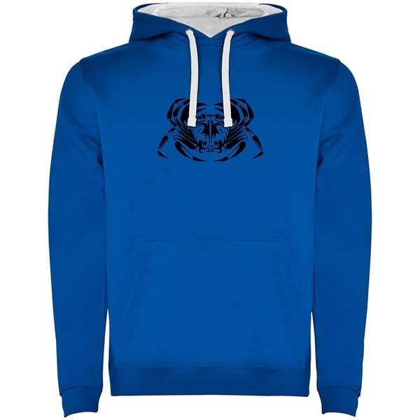 Kruskis Crab Tribal Two-colour Tröja Med Huva Blå 2XL Man