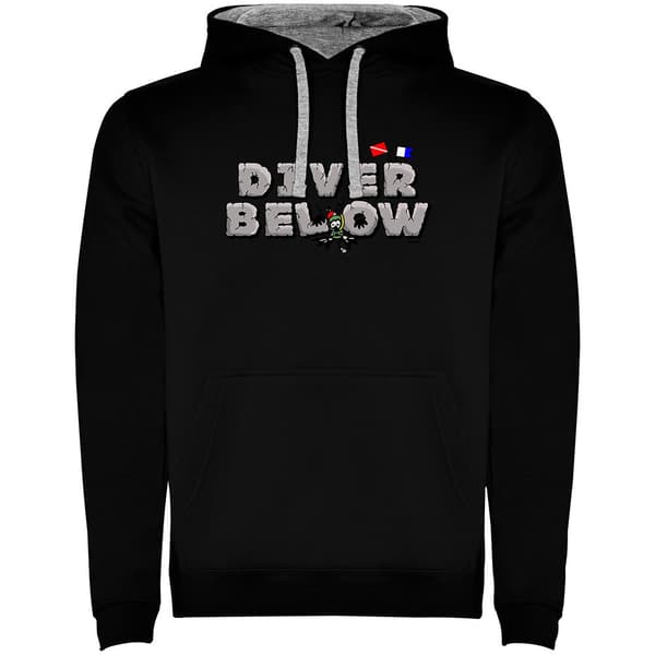 Kruskis Diver Below Two-colour Huppari Musta S Mies