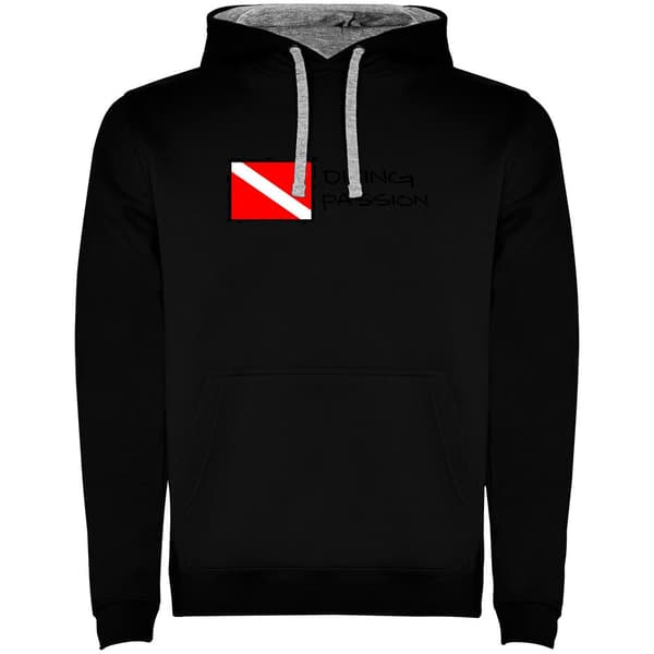 Kruskis Diving Passion Two-colour Hættetrøje Sort L Mand
