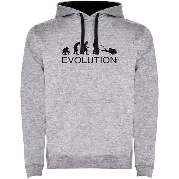 Kruskis Evolution Diver Two-colour Tröja Med Huva Grå M Man