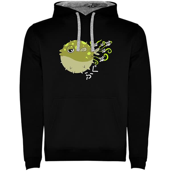 Kruskis Fugu Two-colour Hættetrøje Sort 2XL Mand
