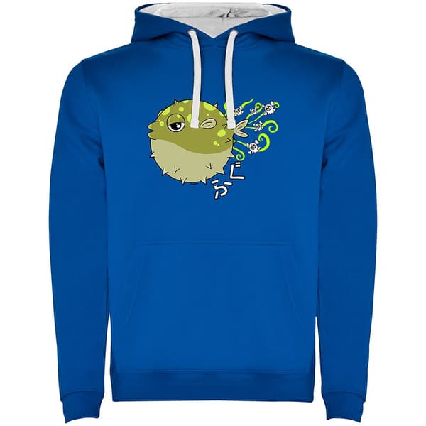Kruskis Fugu Two-colour Tröja Med Huva Blå 3XL Man