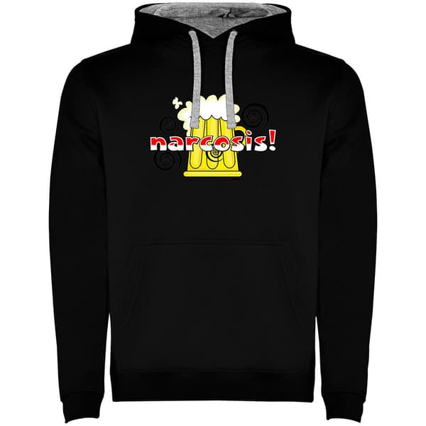 Kruskis Narcosis Two-colour Hættetrøje Sort 3XL Mand
