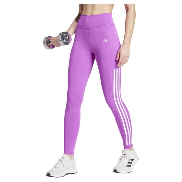 Adidas Optime 3 Stripes Leggings XL Kvinna