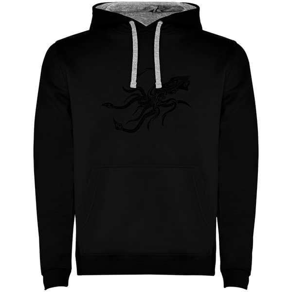 Kruskis Squid Tribal Two-colour Tröja Med Huva Svart L Man