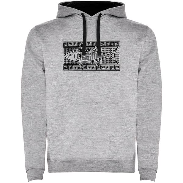 Kruskis Tuna Tribal Two-colour Hættetrøje Grå 3XL Mand