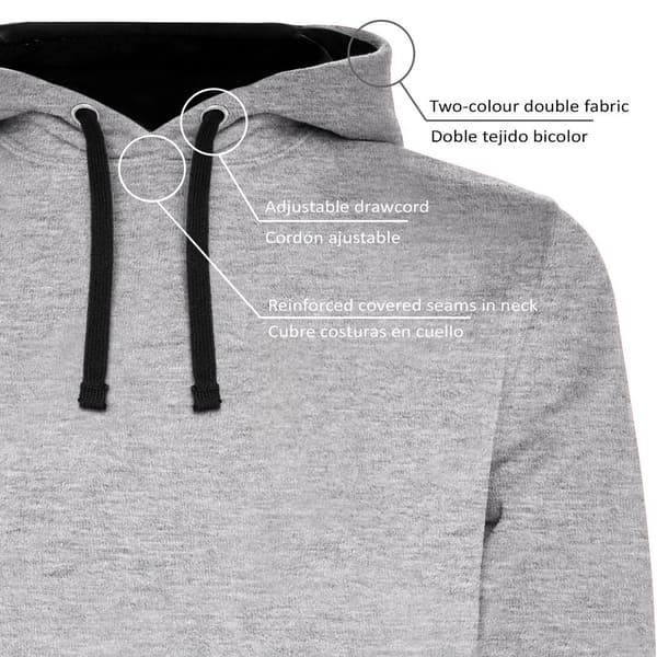 Kruskis Word Diving Two-colour Hættetrøje Grå 3XL Mand