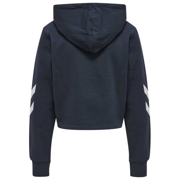 Hummel Legacy Cropped Tröja Med Huva Blå S Kvinna